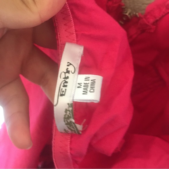 Entry Hot Pink Barbiecore Halter Lace Up Grommet Dress - Picture 7 of 9